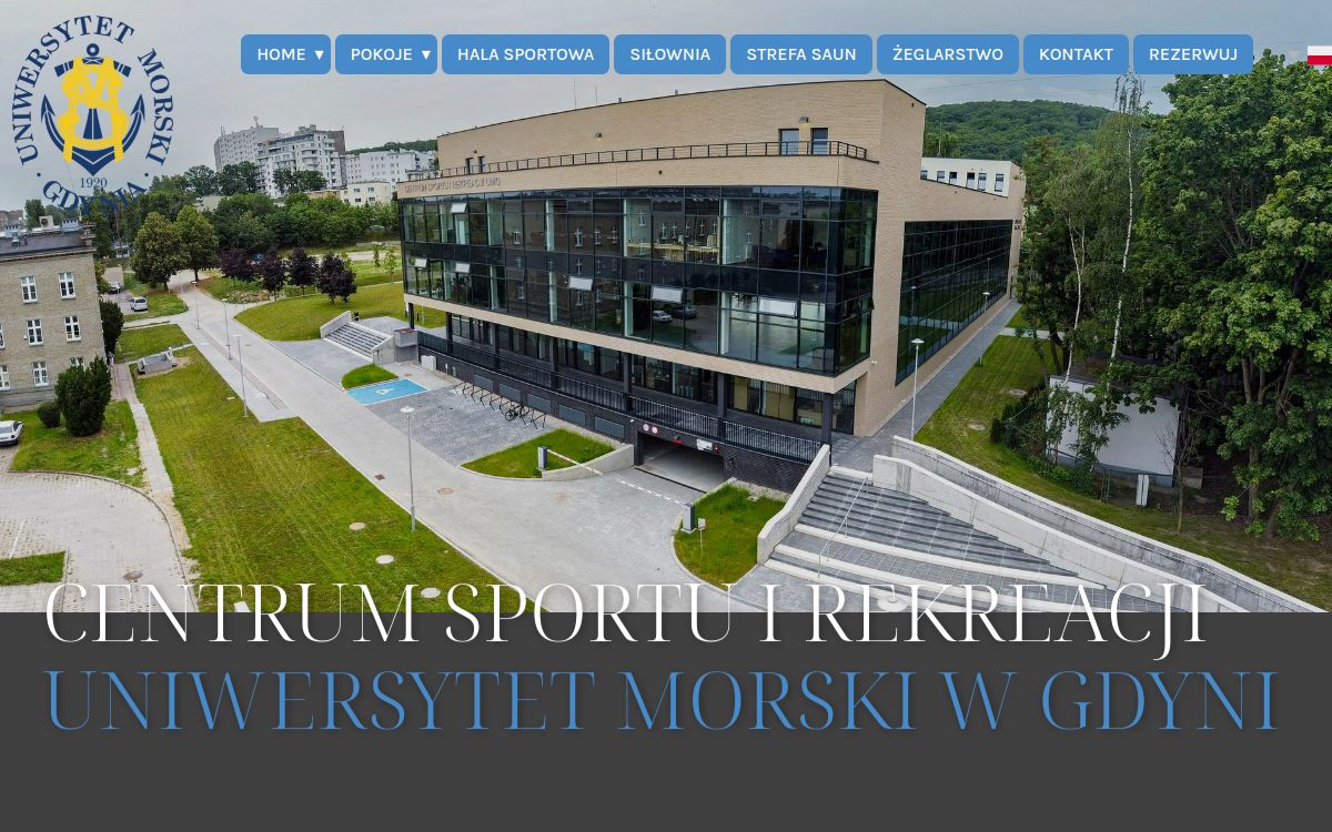 Strona internetowa CSiR UMG Gdynia - widok na monitorze i telefonie