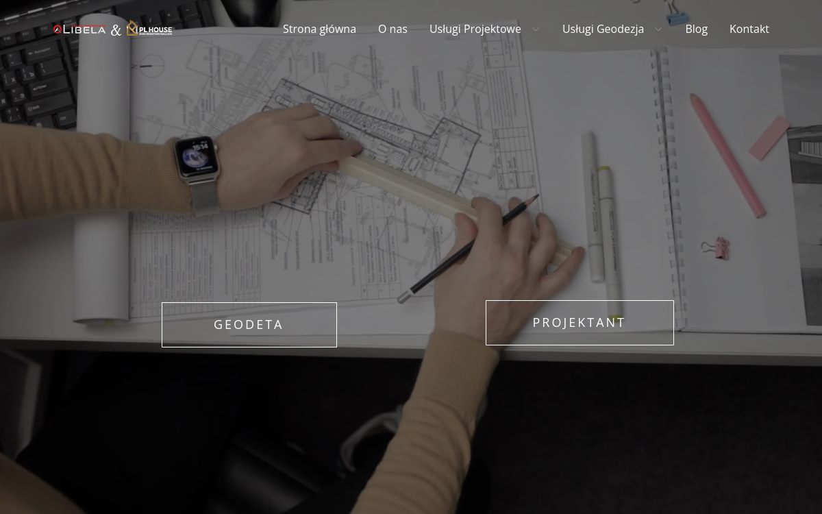 Strona J. Pleyk na monitorze i telefonie